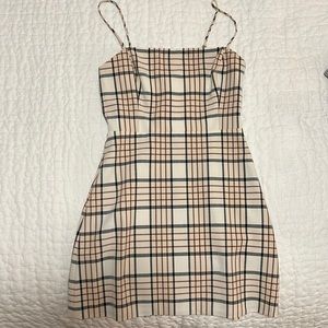 ARITZIA Plaid Mini Dress | Size 4
